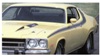 1973 Plymouth Road Runner Side & Solid Roof Stripe Kit - 2 Mirrors